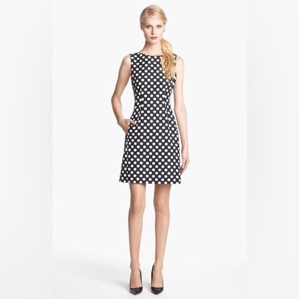 Kate Spade Apple Domino Print Dress Size 14